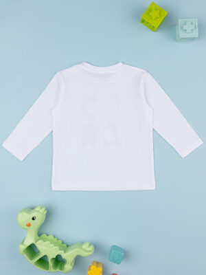 Camiseta blanca de bebé con estampado - Prénatal