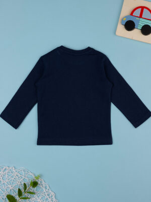 Camiseta azul bebé de manga larga - Prénatal