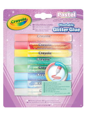 Pegamentos lavable con purpurina - paquete de 8 - crayola - Crayola