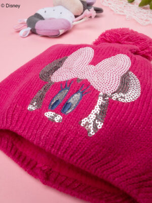 Gorra de tricot fucsia de niña disney - Prénatal