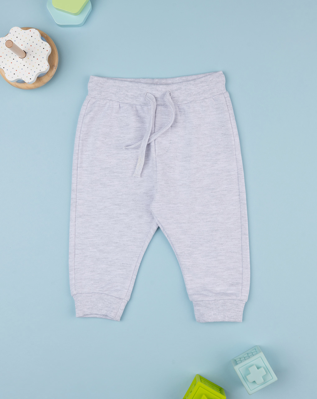 Pantalone french terry para niños gris - Prénatal