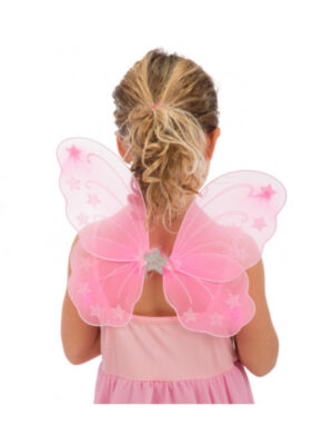 Alas de mariposa rosa cm. 36.5x30 - carnival toys - Carnival Toys