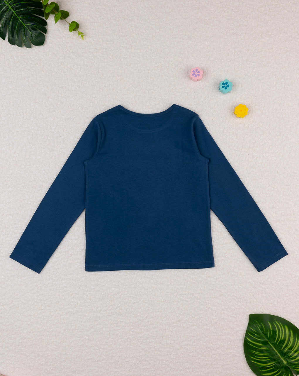 Camiseta azul de manga larga para niña - Prénatal