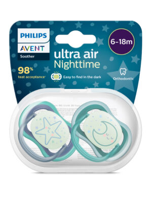 Pack 2 Chupetes Ultra Soft 6-18M Neutros - Philips Avent