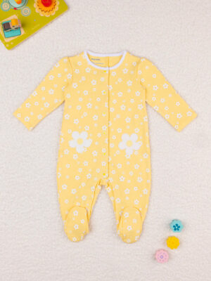 Pelele para bebé con estampado amarillo - Prénatal