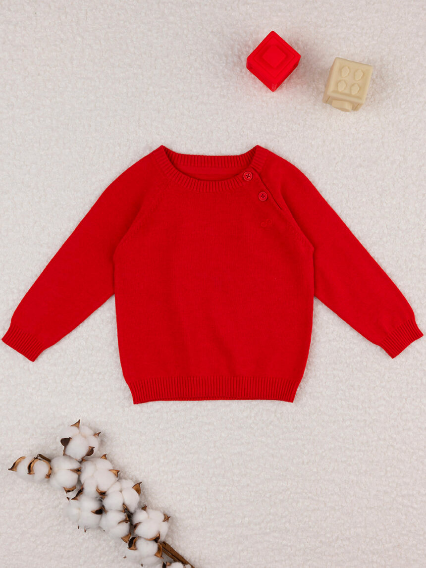 Jersey de algodón rojo para bebé - Prénatal