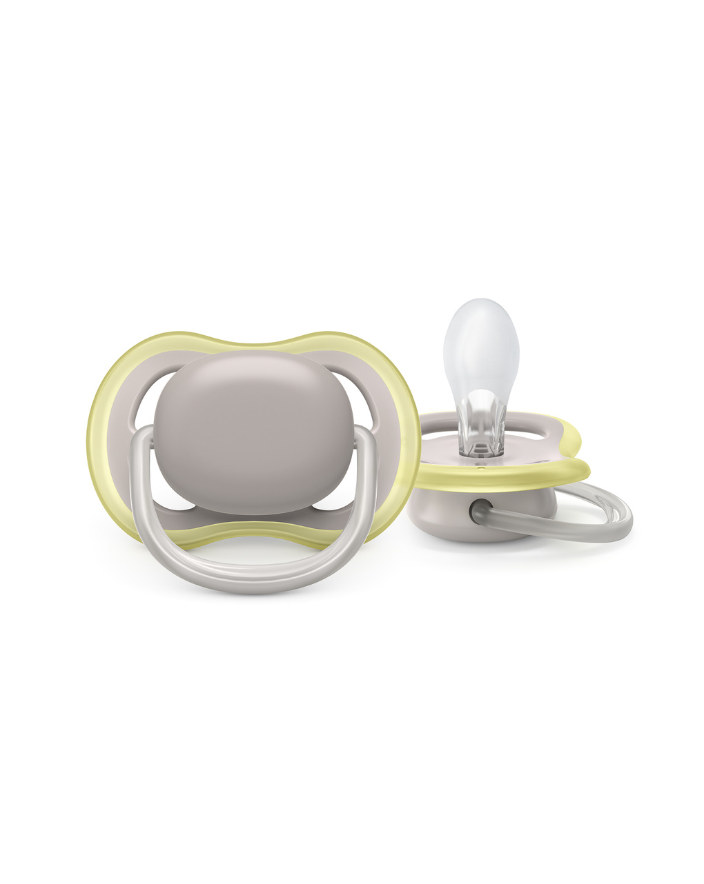 2 chupetes ultra air 6-18 meses verde/gris - philips avent - Philips Avent
