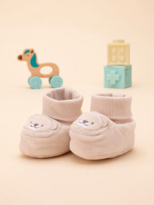 Zapatos de chenilla marrón para bebé - Prénatal