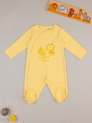 Pelele amarillo bebé con estampado - Prénatal