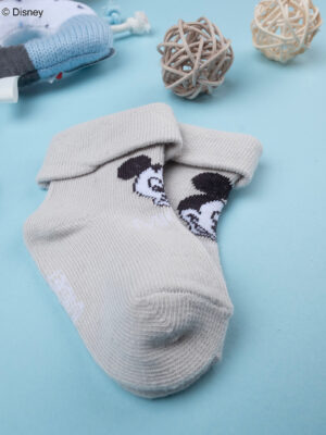 Lote de dos calcetines para recién nacido disney mickey mouse - Prénatal