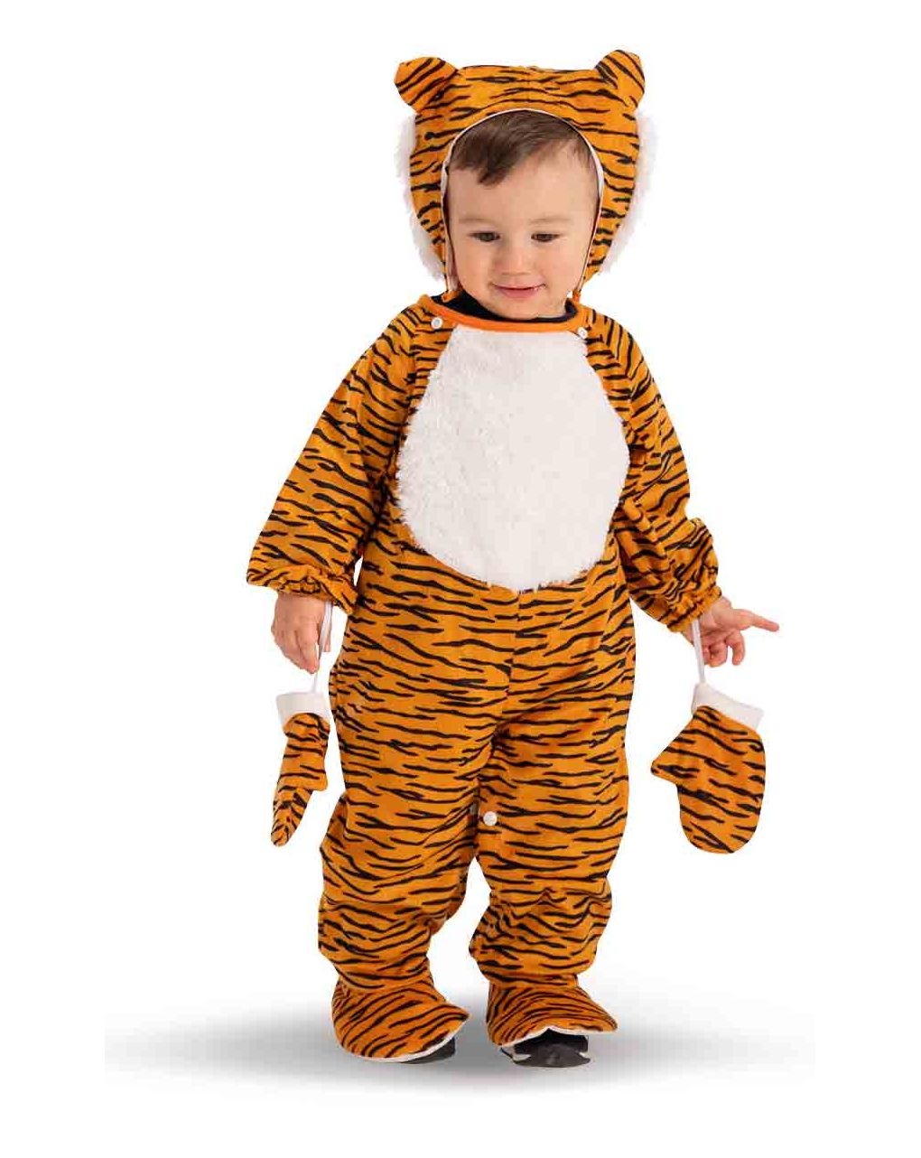 Disfraz de tigre con capucha y guantes - carnival toys - Carnival Toys