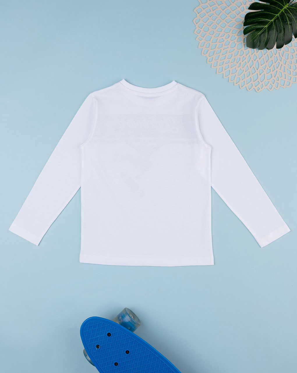 Camiseta blanca de manga larga para niños - Prénatal