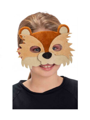 Máscara de oso en terciopelo para bebé - carnival toys - Carnival Toys