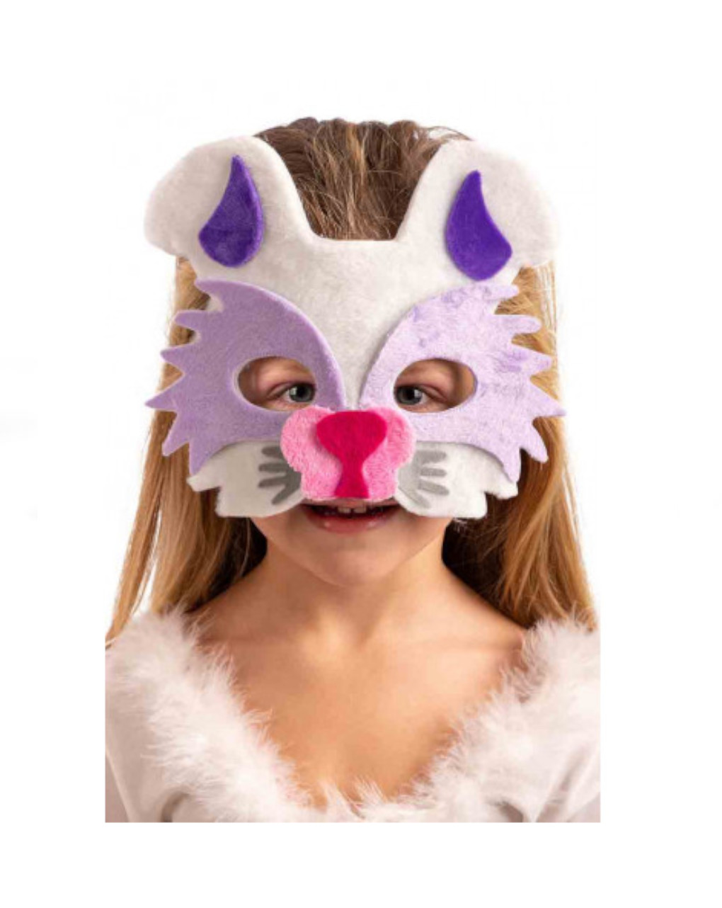 Máscara de conejo en terciopelo para bebé - carnival toys - Carnival Toys