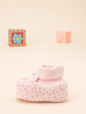 Zapatos de chenilla rosa para bebé niña - Prénatal