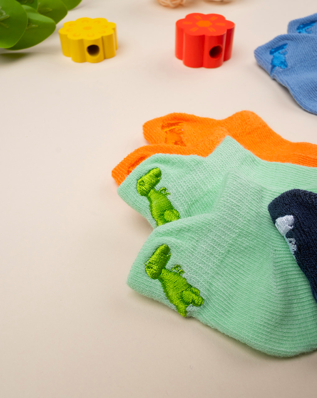 Pack 5 calcetines de bebé con bordado - Prénatal