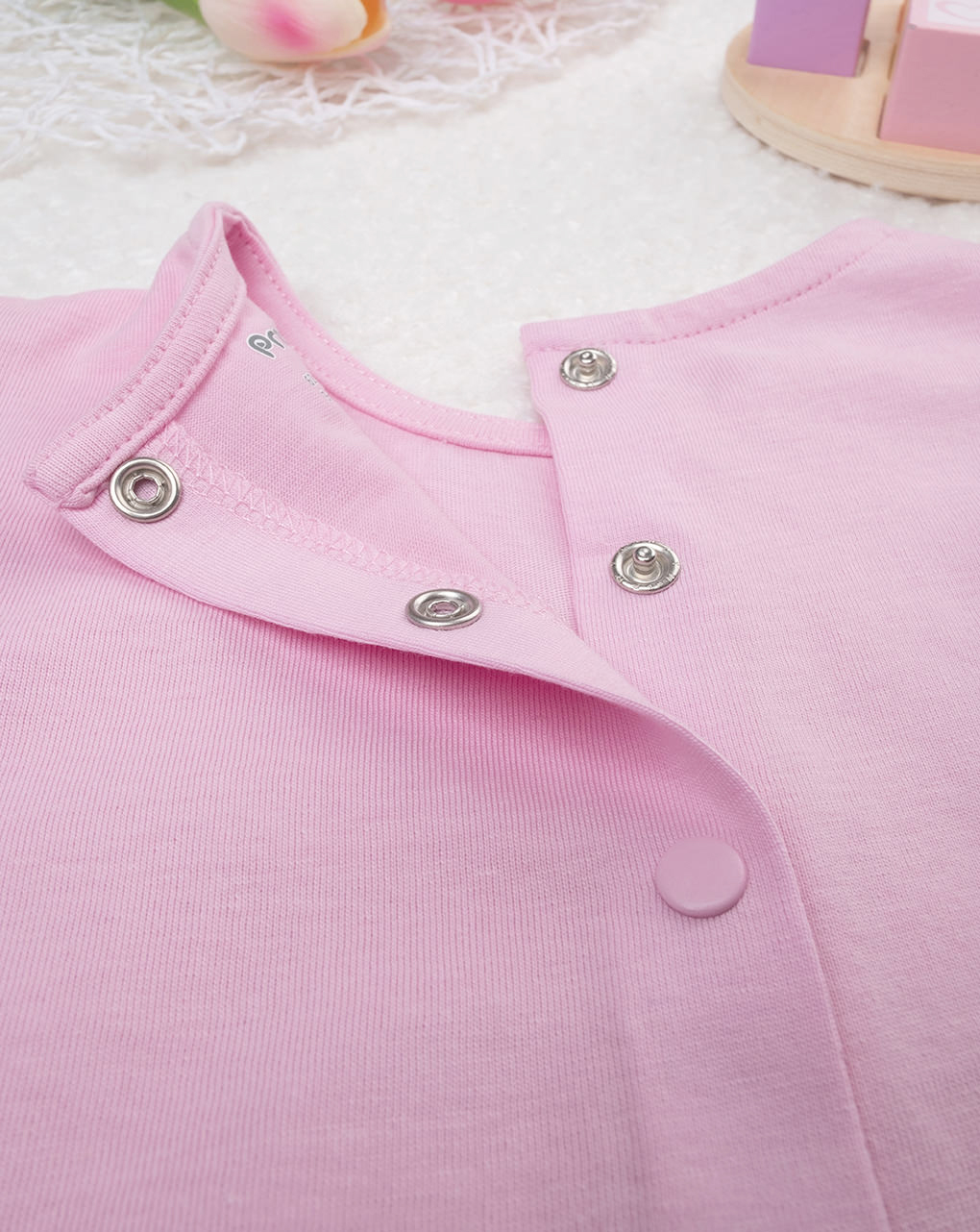 Camiseta "bunny" rosa de manga larga - Prénatal