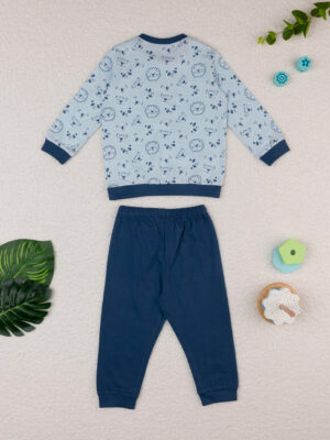 Pijama de animales azul bebé - Prénatal
