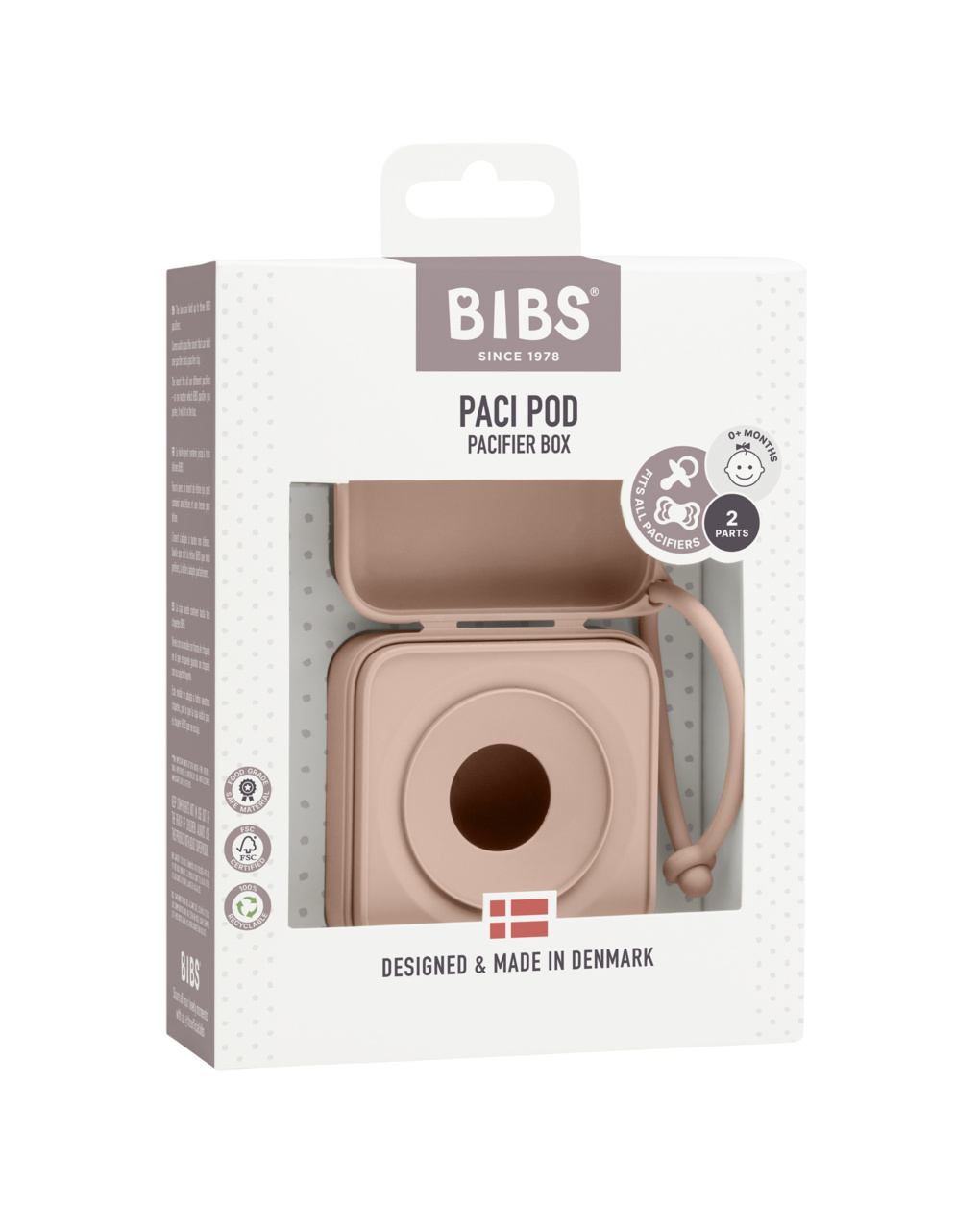 Portachupetes rosa - bibs - BIBS