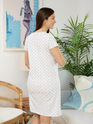 Pijama de lactancia con estampado de corazones en 3d - Prénatal