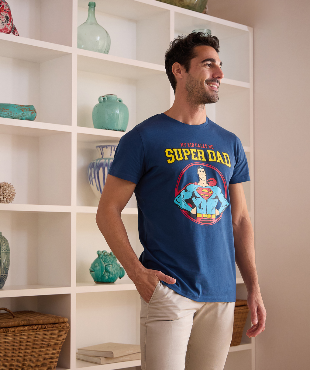 Camiseta de hombre con estampado "super dad - Prénatal