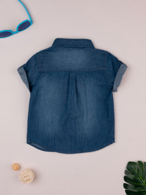 Oeko-tex oeko-tex camisa de media manga de chambray para bebé - Prénatal