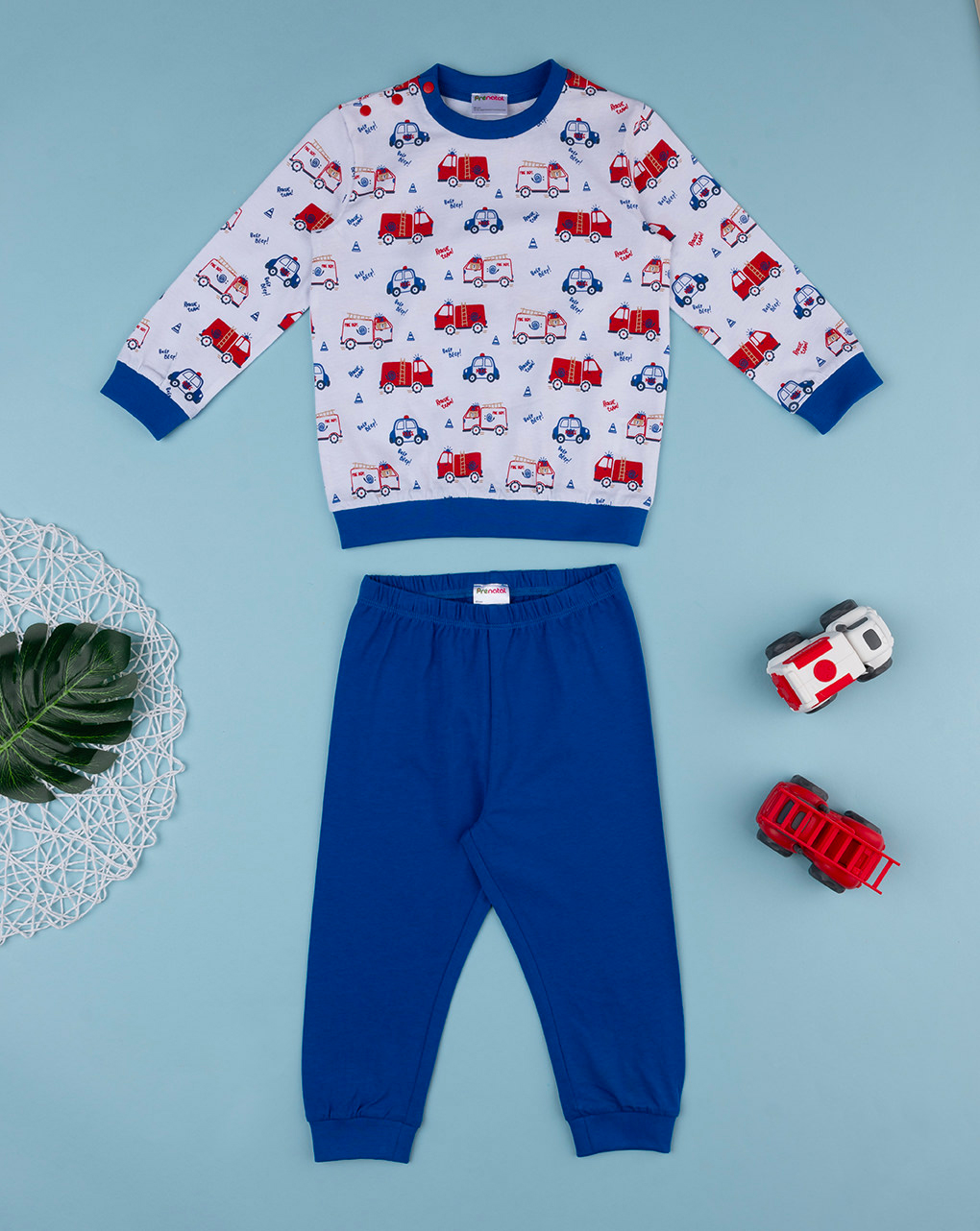 Pijama de punto azul bebé - Prénatal