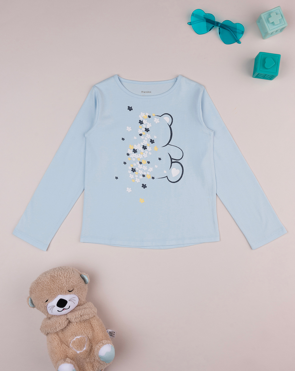 Camiseta de manga larga "teddy" para niña - Prénatal