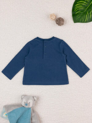 Camiseta azul noche para niña - Prénatal