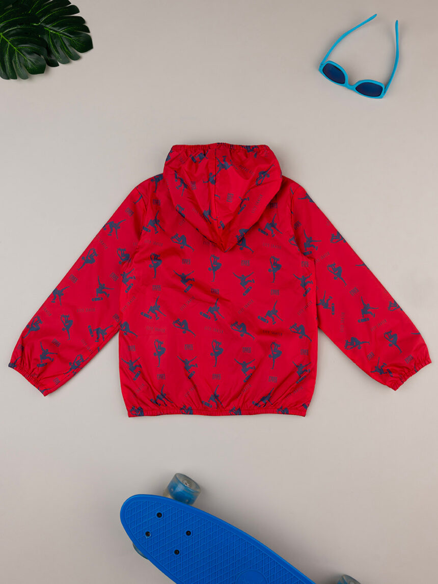 Kway rojo de niño con capucha - Prénatal