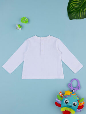 Camiseta blanca de manga larga para niña - Prénatal