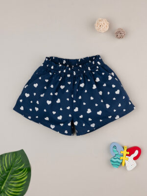 Pantalón corto azul informal para niña - Prénatal