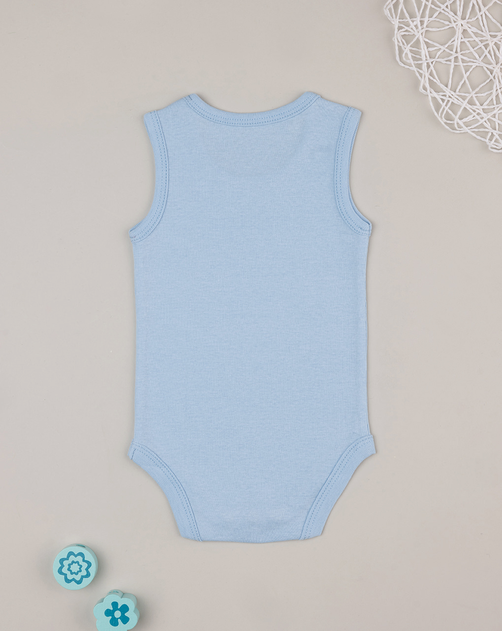Body azul bebé con estampado - Prénatal