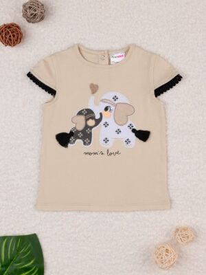 Camiseta informal para niña con estampado animal - Prénatal
