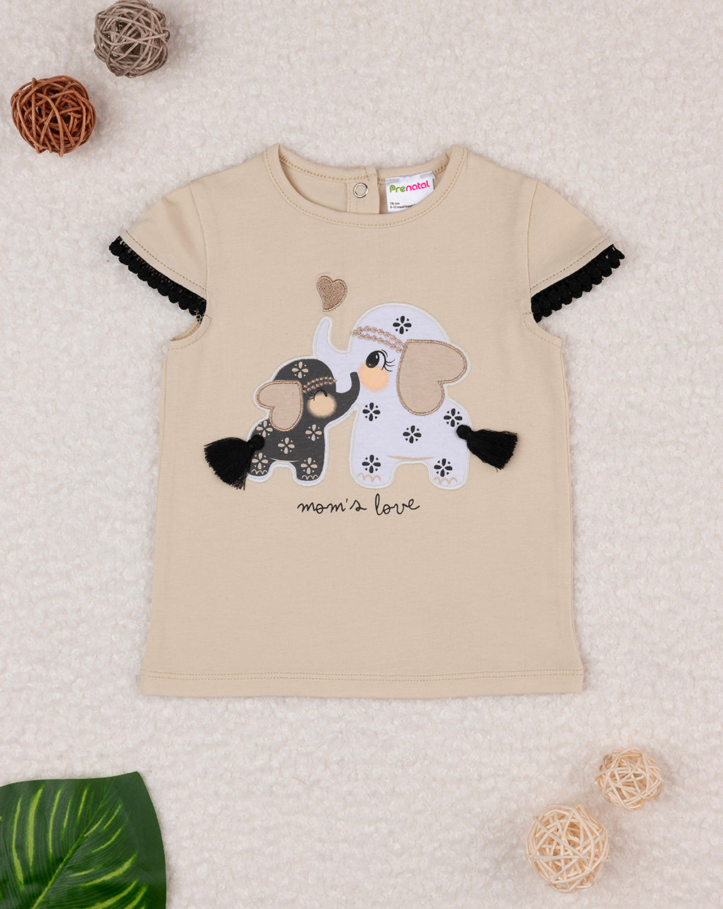 Camiseta informal para niña con estampado animal - Prénatal