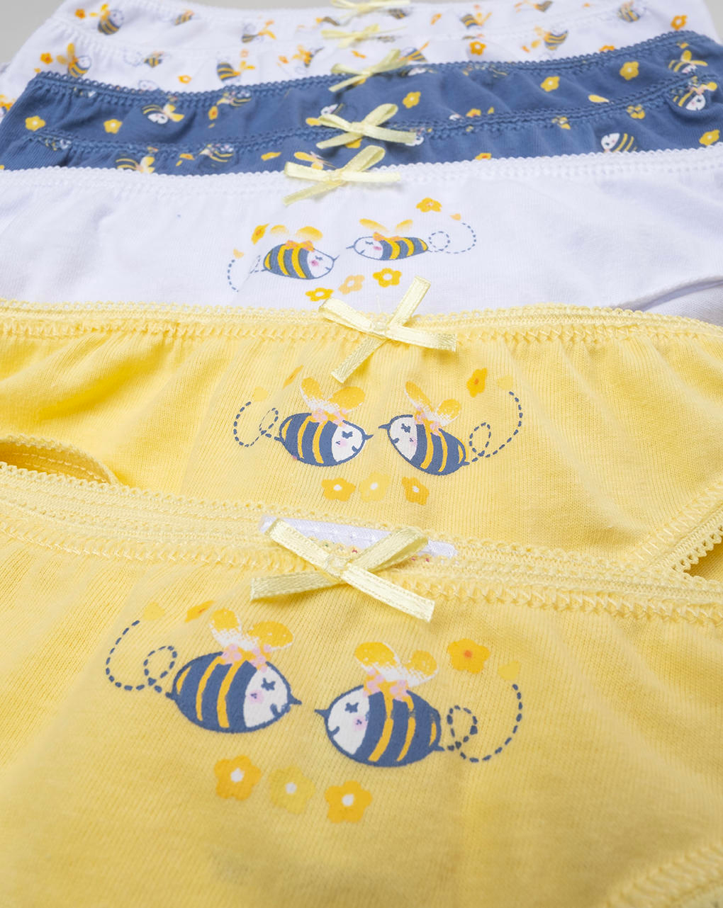 Pack 7 braguitas "abejas" - Prénatal