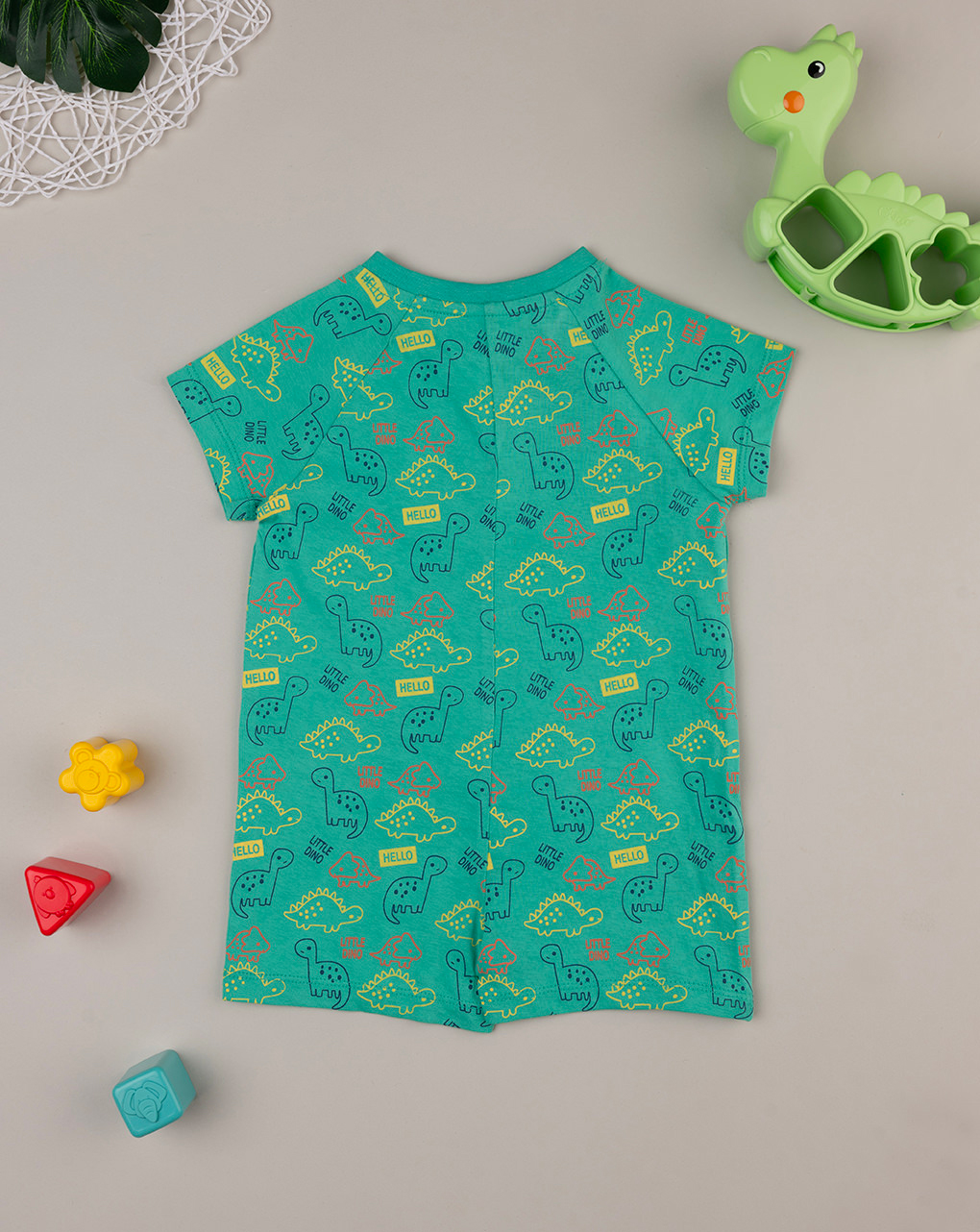 Pijama bebé dinosaurio verde - Prénatal