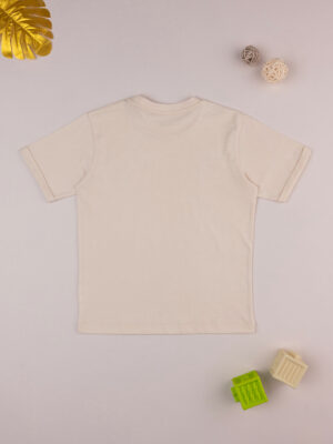 Camiseta beige maniche corte bambino - Prénatal