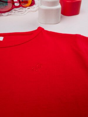 Camiseta básica roja de niña - Prénatal