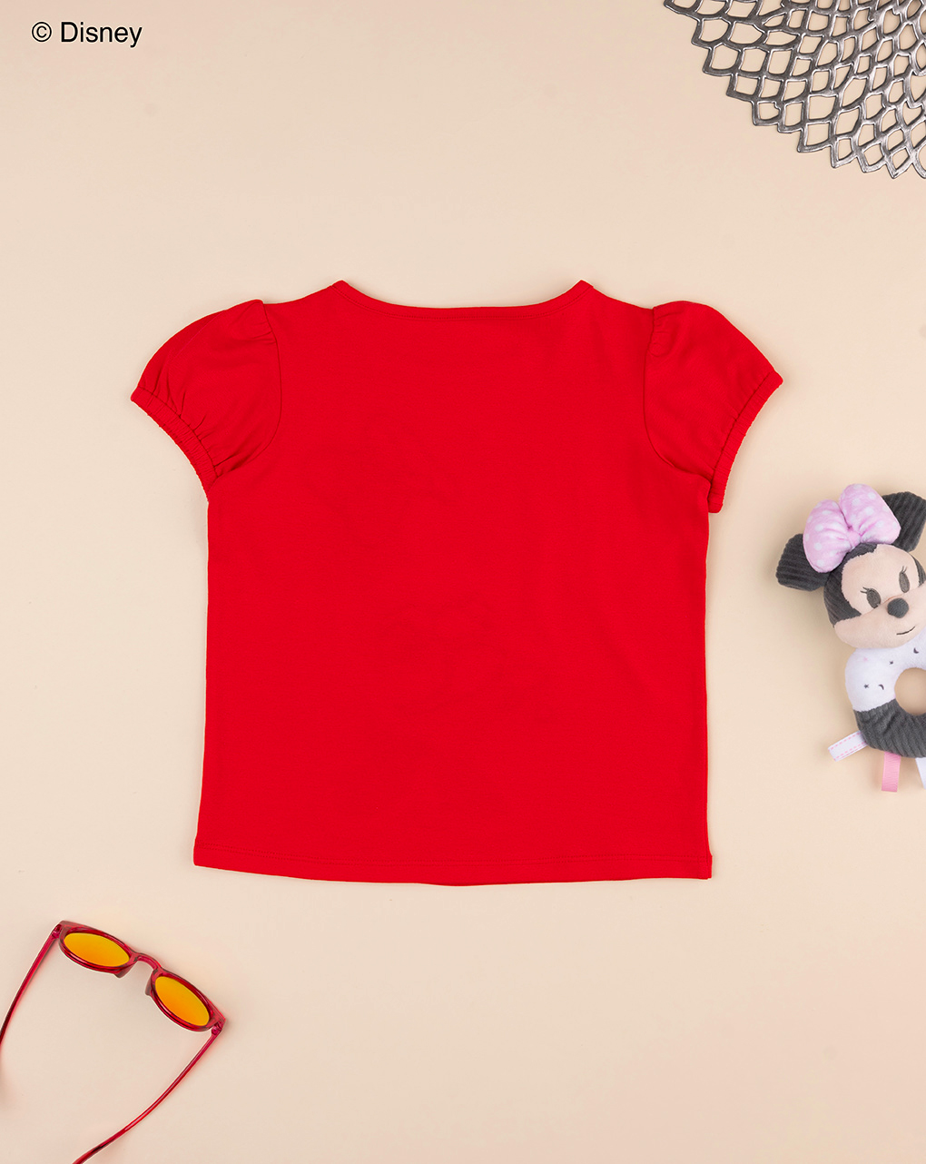 Camiseta roja disney minnie de niña - Prénatal