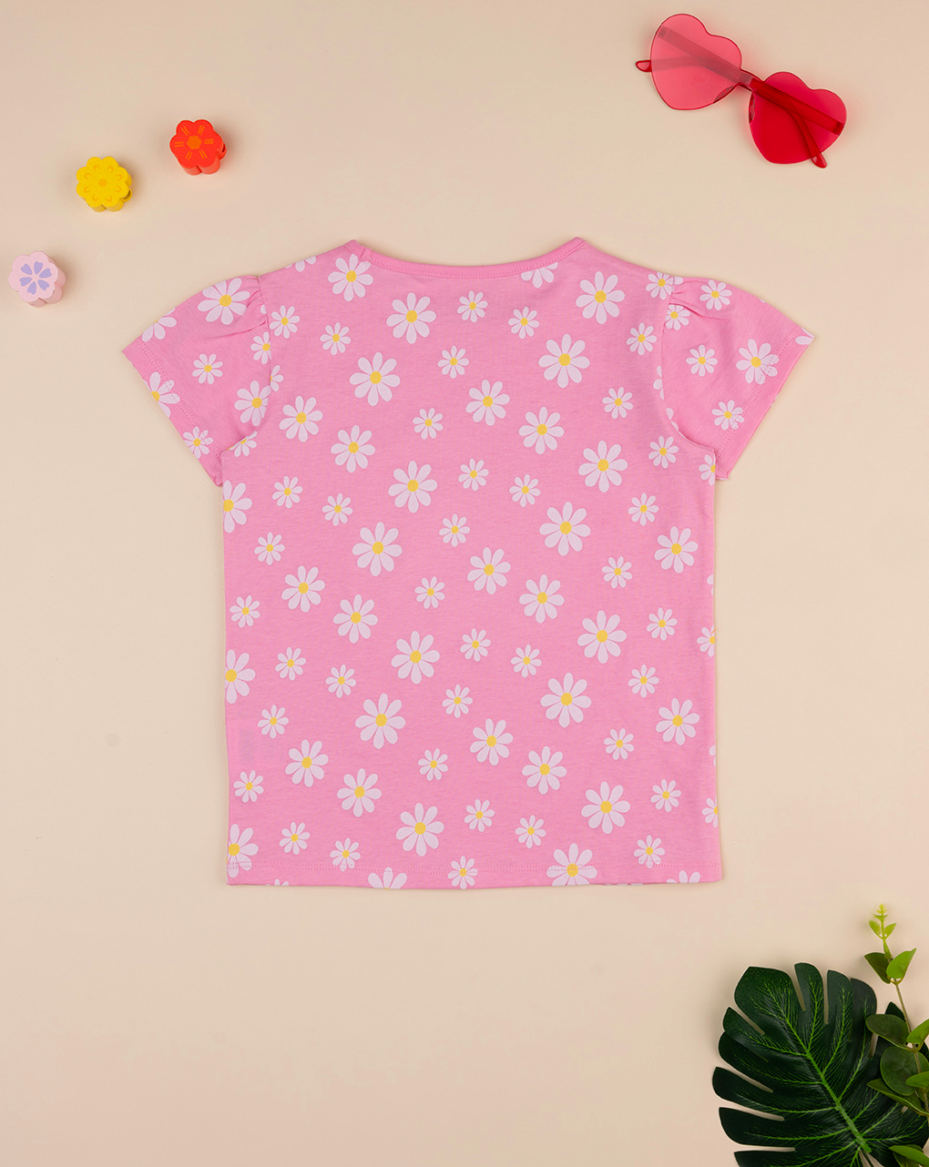 Camiseta rosa estampada de niña - Prénatal
