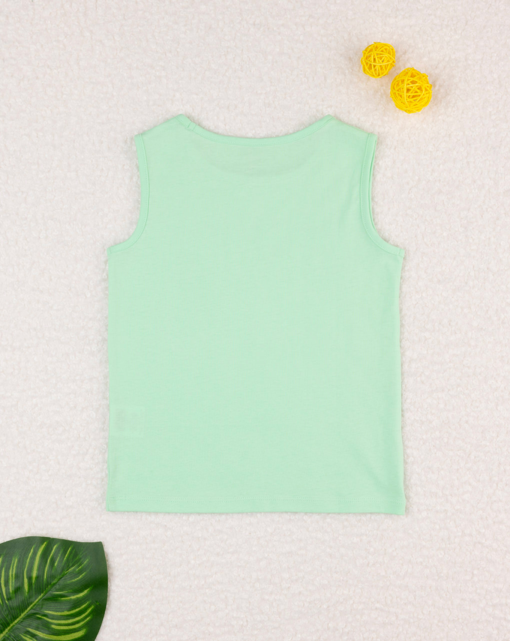 Camiseta de tirantes holgada verde de niña - Prénatal