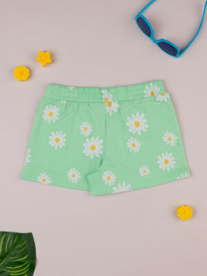 Short verde 'daisies' de niña - Prénatal
