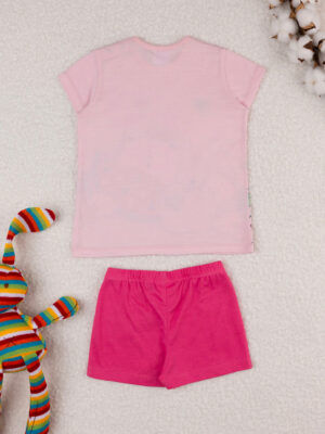 Pijama de bebé niña gato rosa - Prénatal