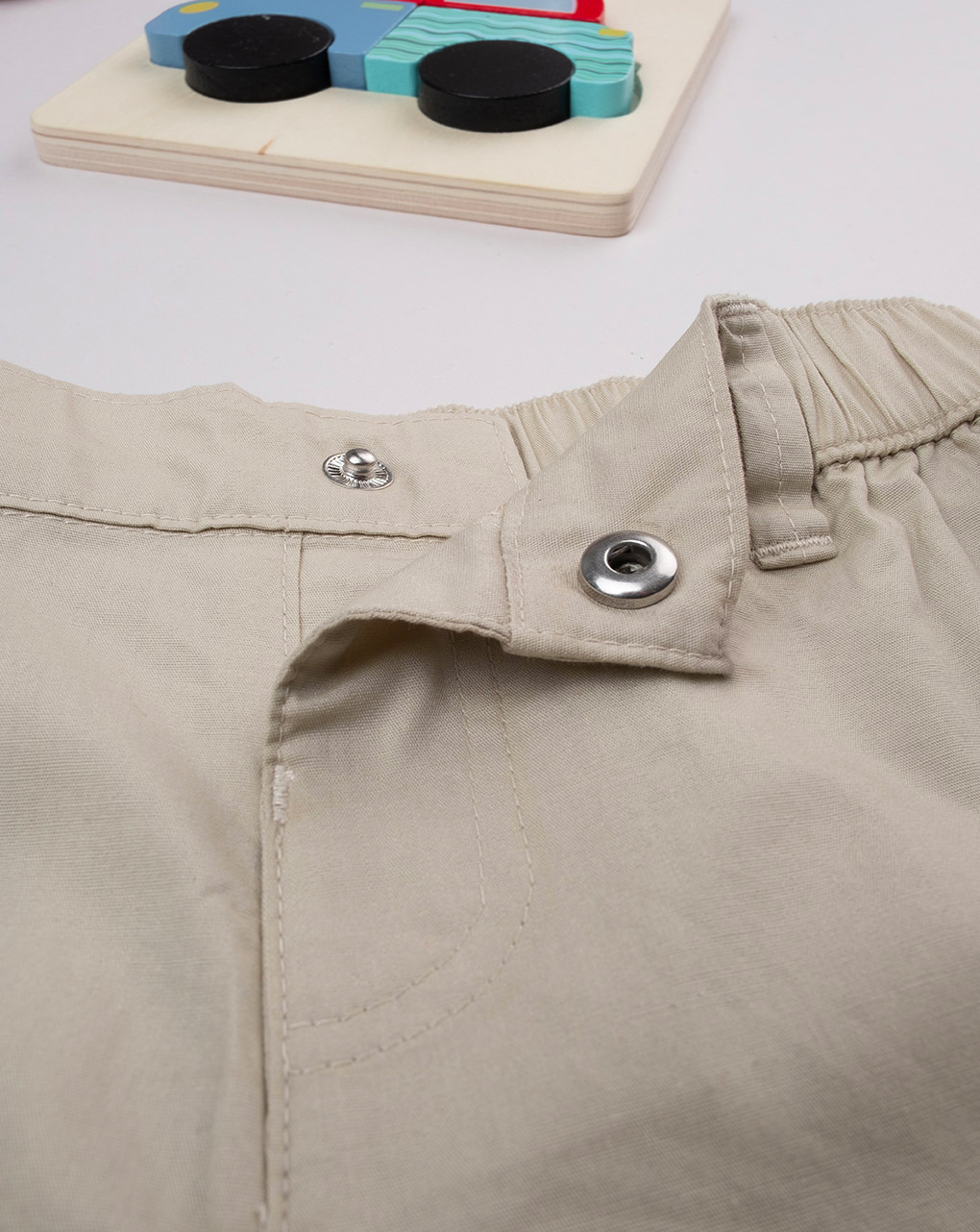 Pantalón corto informal beige para niño - Prénatal