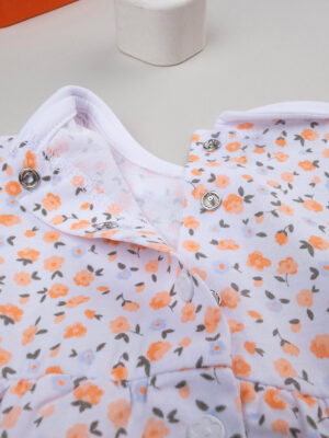 Pelele de jersey de flores para bebé niña - Prénatal