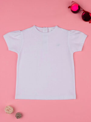Camiseta blanca de manga corta para niña - Prénatal
