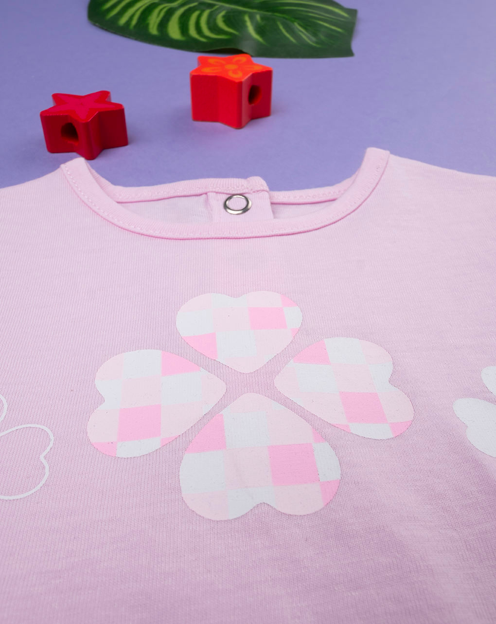 Camiseta manga corta rosa bebé niña - Prénatal