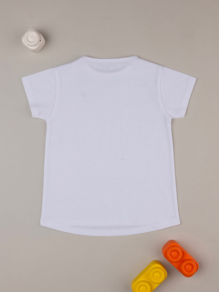 Camiseta blanca básica de niña - Prénatal