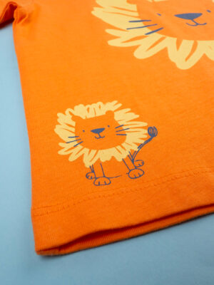 Camiseta infantil estampada naranja - Prénatal